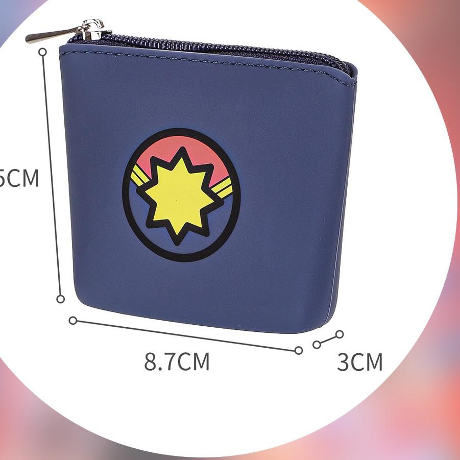 MINISO MARVEL Coin Purse dompet wallet kecil Spider man/ Iron Man/ Hulk/ Captain America/ Thor