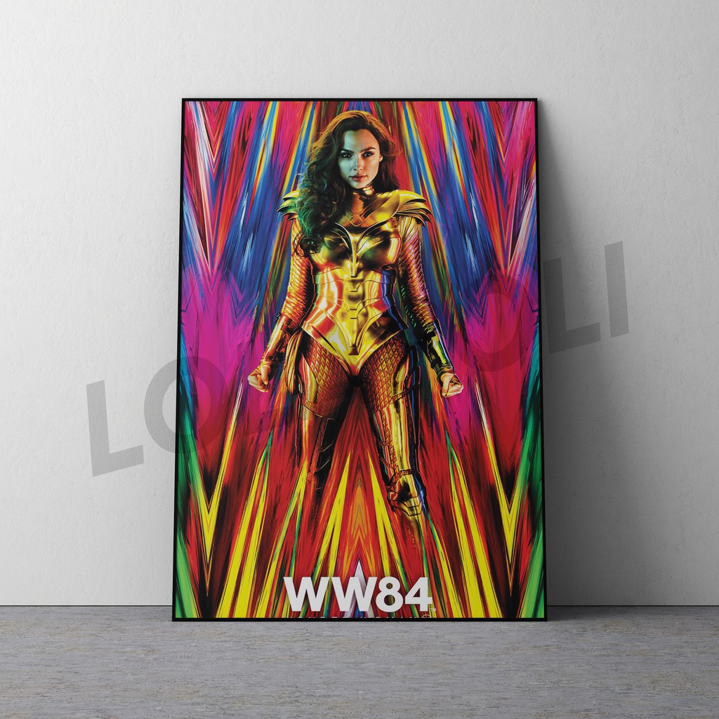 Hiasan Dinding Poster Kayu - Film Wonder Woman