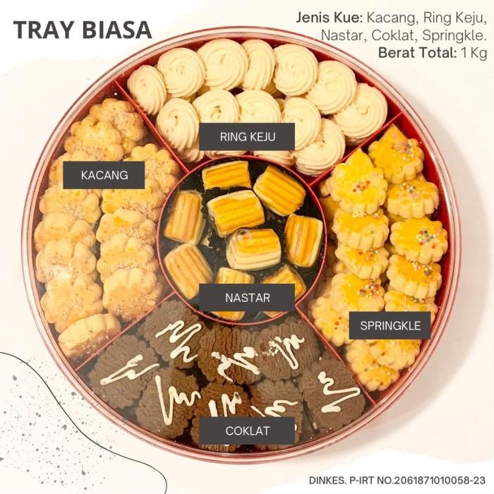 

Kue Kering Lebaran Enak Tray Biasa Hampers Parcel Brand Monica & Loren