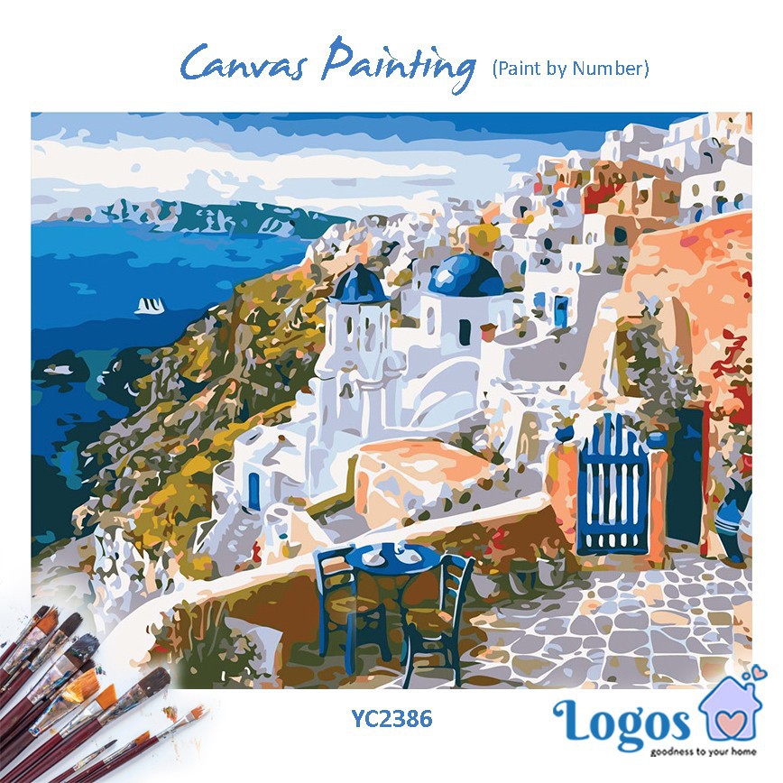 

Paint by Number Kit Canvas Painting Lukisan Kanvas DIY Kanvas terapi