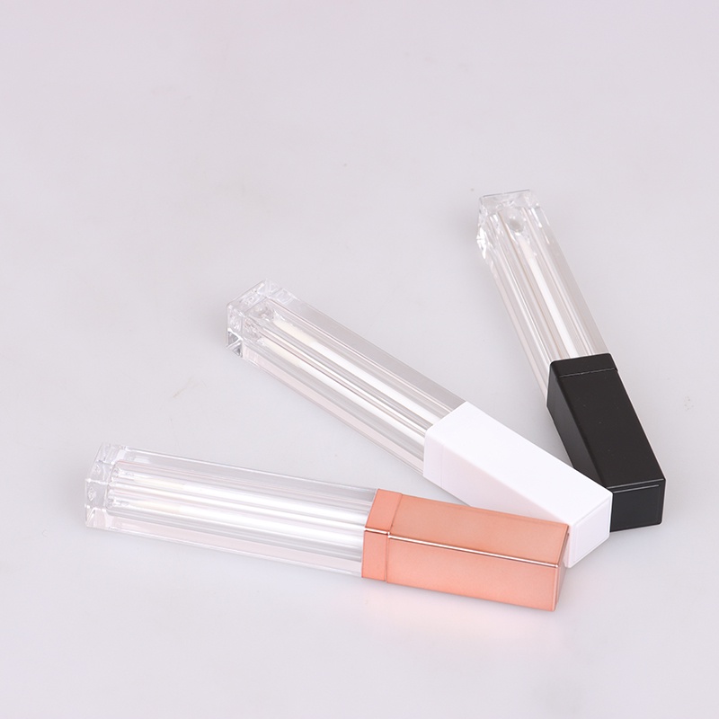 {LUCKID}5ml Rose Gold Lip gloss Tubes DIY Empty Cosmetic Container Refillable Bottles