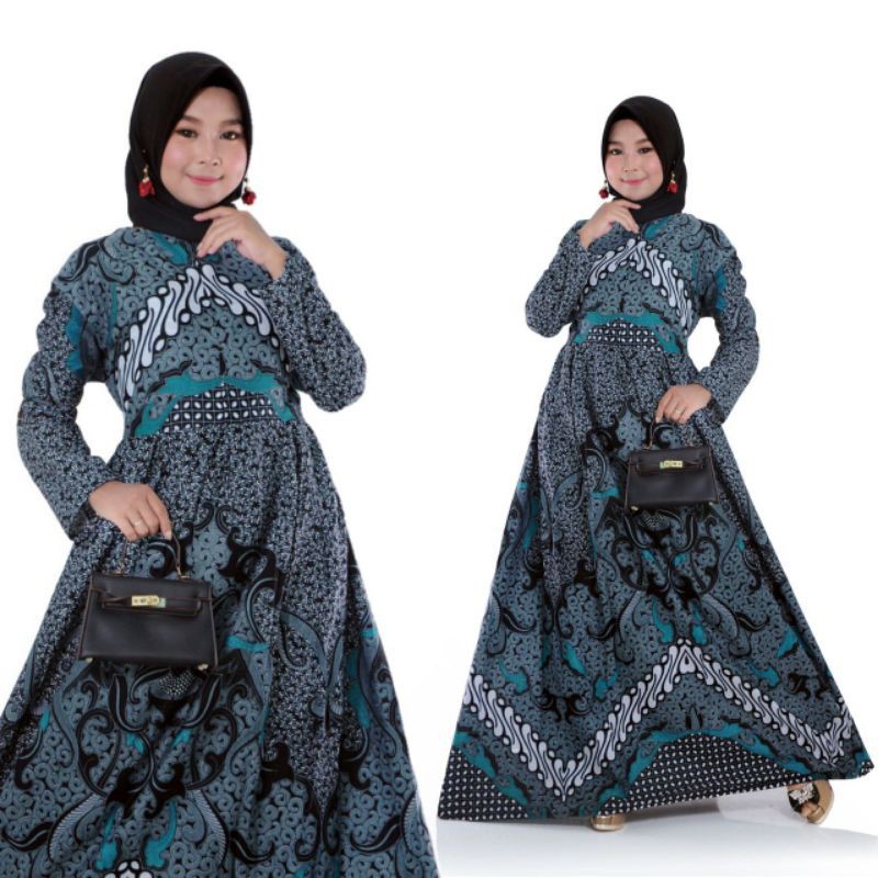 Seragam gamis humaora kombinasi ((TERLARIS))