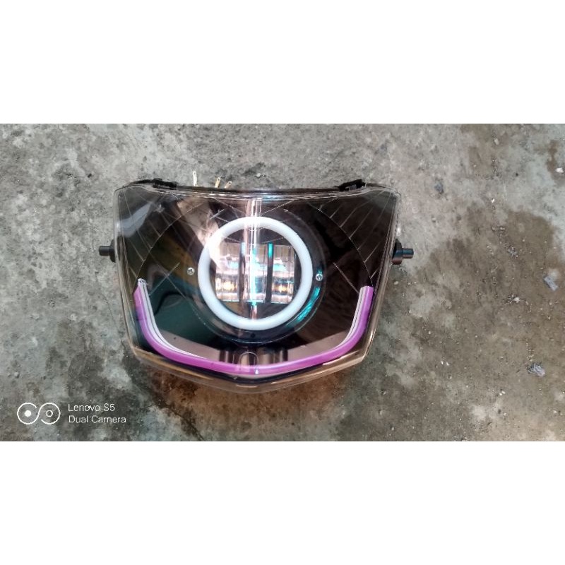 reflektor hedlamp supra fit x custom daymaker 3 mata