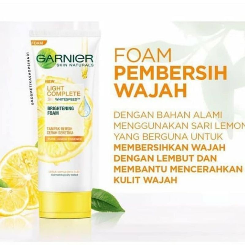 Garnier Foam Pembersih Wajah
