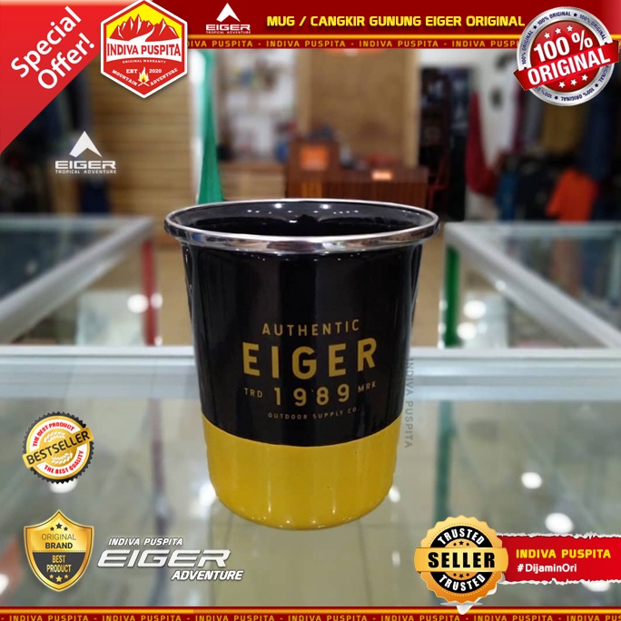 ENAMEL TUMBLER 1.0 ORIGINAL - MUG CANGKIR GUNUNG