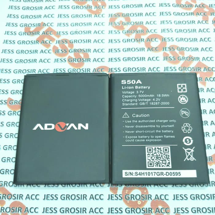 Baterai Battery Double Power Original ADVAN Vandroid S50A , S-50A