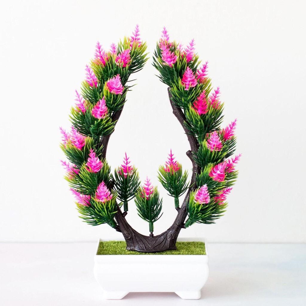 COD BUNGA ARTIFISIAL BUNGA LOVE BUNGA PLASTIK MINI ORNAMEN BUNGA TANAMAN HIAS DEKORASI RUMAH BP1110-PINK