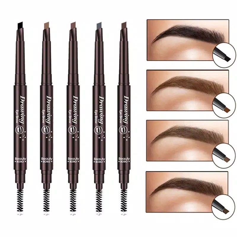 DNM AUTOMATIC EYEBROW / pensil alis 2in1