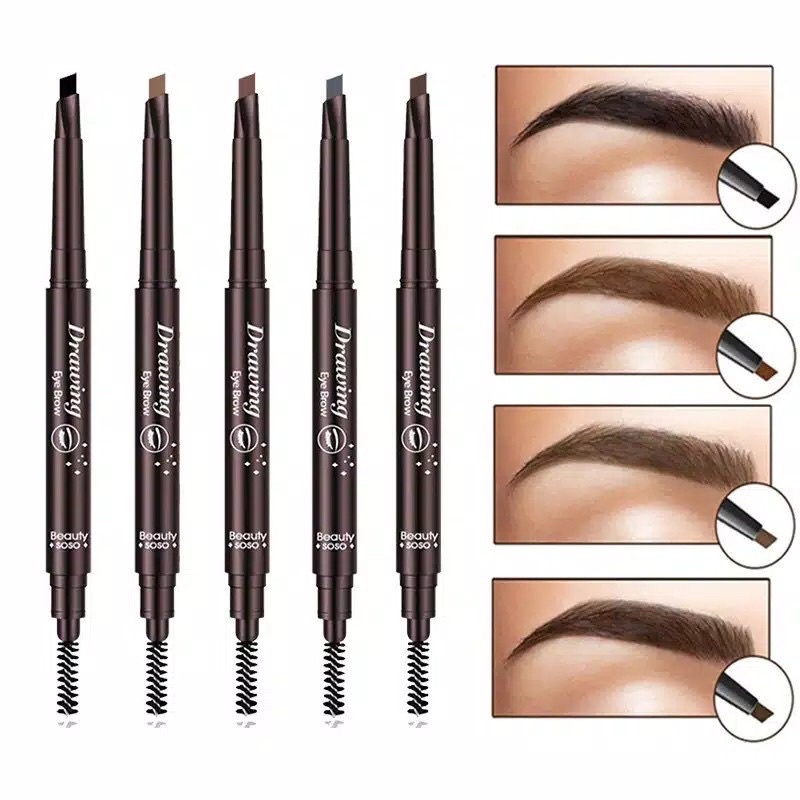 DNM AUTOMATIC EYEBROW / pensil alis 2in1