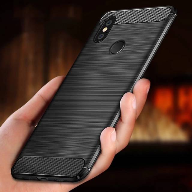 CASE SLIM CARBON XIAOMI MI6X MI 6X SOFT CASE CASING RUGGED ARMOR SLIM CASE MI 6X REDMI 6X