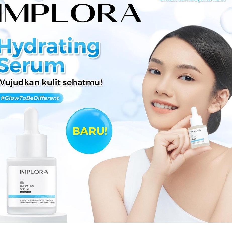 SERUM IMPLORA / IMPLORA FACE SERUM / IMPLORA SERUM WAJAH ORIGINAL PEELING LUMINOUS SCARLET ACNE MIDN