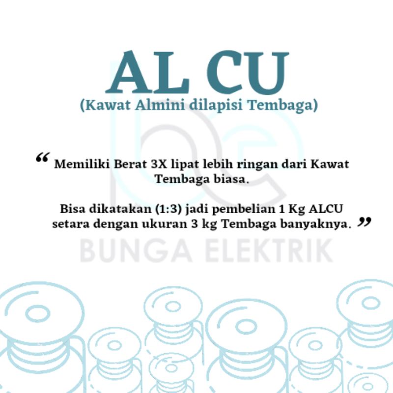 [KG] AL CU KAWAT ALUMINIUM TEMBAGA ALUMINIUM CC WIRE COOPER GULUNG DINAMO