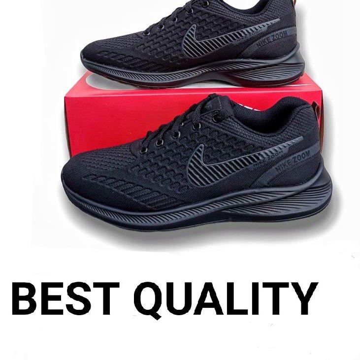 ㅳ SEPATU SEKOLAH FULL HITAM POLOS PRIA WANITA/SEPATU SPORT ⇍