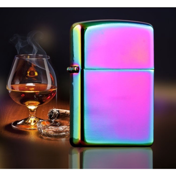 Korek Api Zippo Polos Warna Glossy Murah - Gold