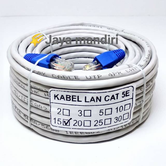 Kabel LAN/UTP 15 Meter FULL CAT 5E ( VASCOLINK )