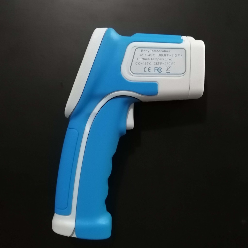 Thermometer Gun Non Contact Infrared Pengukur Suhu Tembak 3 Color Backlight Ready Stock