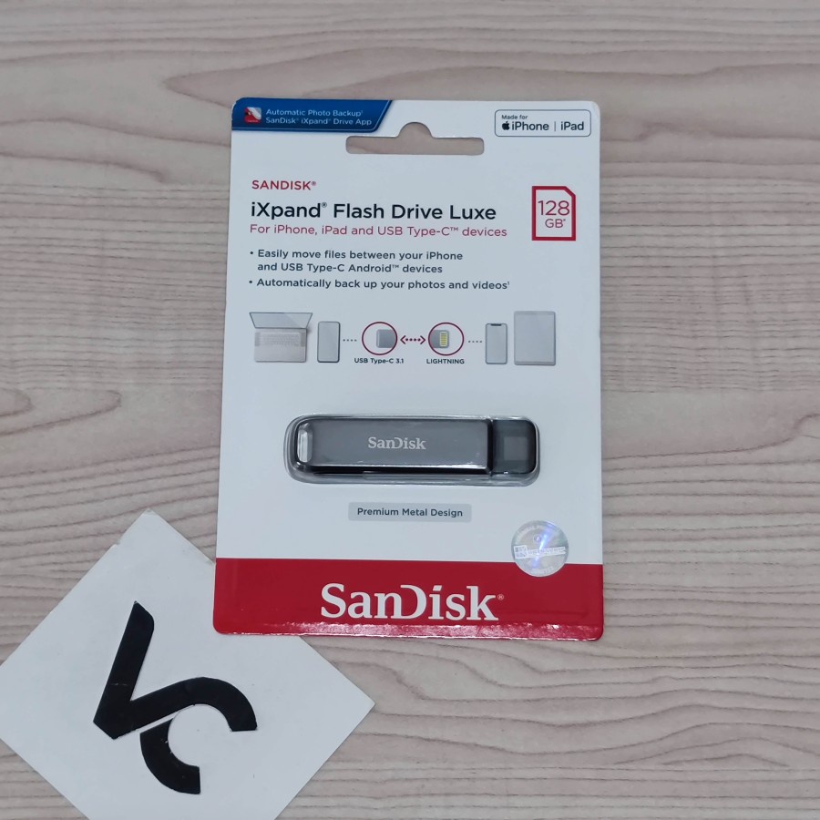 SanDisk iXpand Luxe 128GB OTG For iPhone iPad MAC Android USB Type-C 128 GB