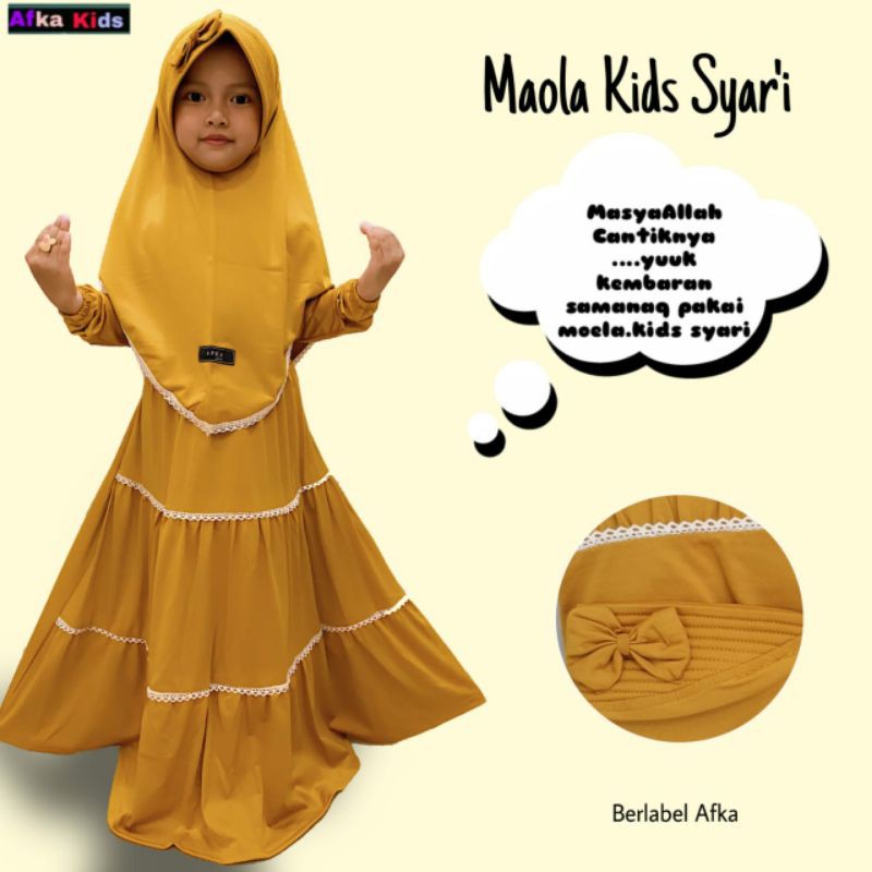 Maola kids syari by Afka Outlet