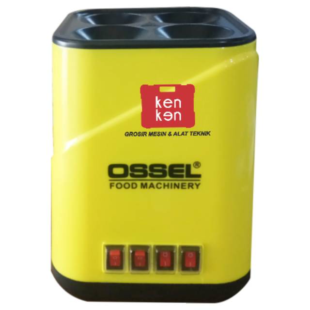 Mesin Sostel 4 Lubang Listrik Ossel Mesin Sosis Telur 4 Lubang Ossel