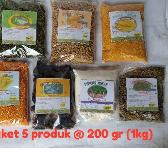 

Harga Grosir Paket 5 produk. gatot/tiwul/beras jagung/nasi jagung/tepung gaplek termurah ♥♦