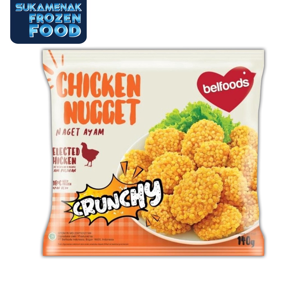 

BELFOODS Chicken Nugget Crunchy 140gr