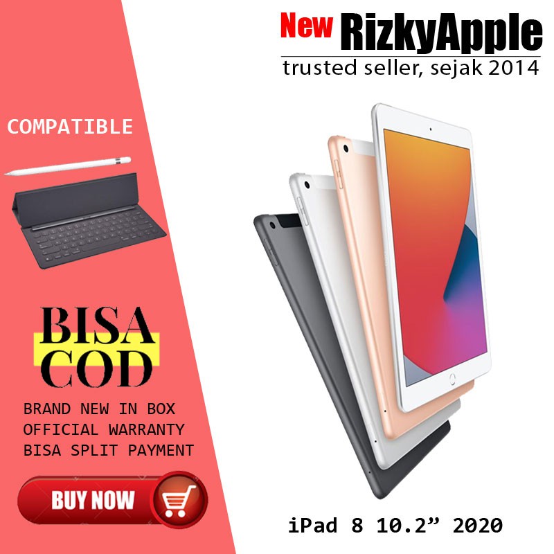 Apple iPad 8 2020 / IPAD 7 2019 128GB & 32GB 10.2 Inc