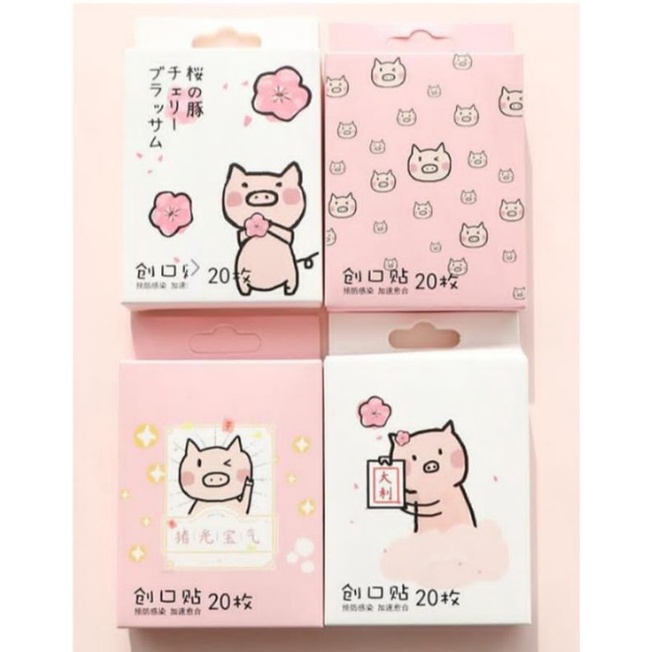 Hansaplast Luka Motif Karakter Lucu Plester Perban 1box isi 20pcs