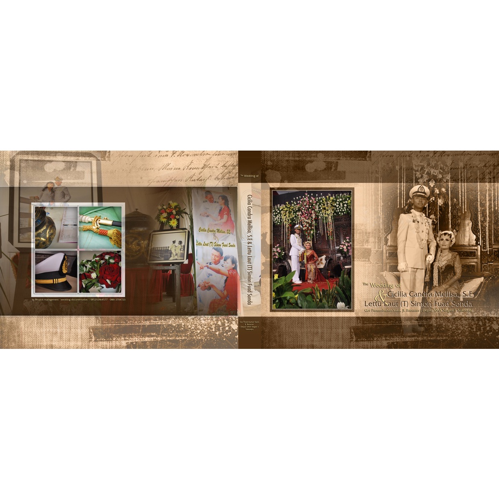 Template Album Kolase Wedding Pernikahan Photobook Collage Psd Photoshop