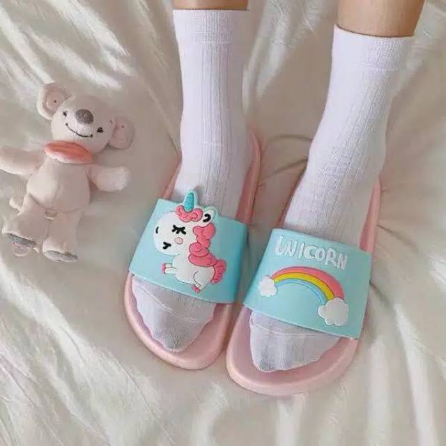 Sandal unicorn dewasa karet timbul 37-40 TG0396