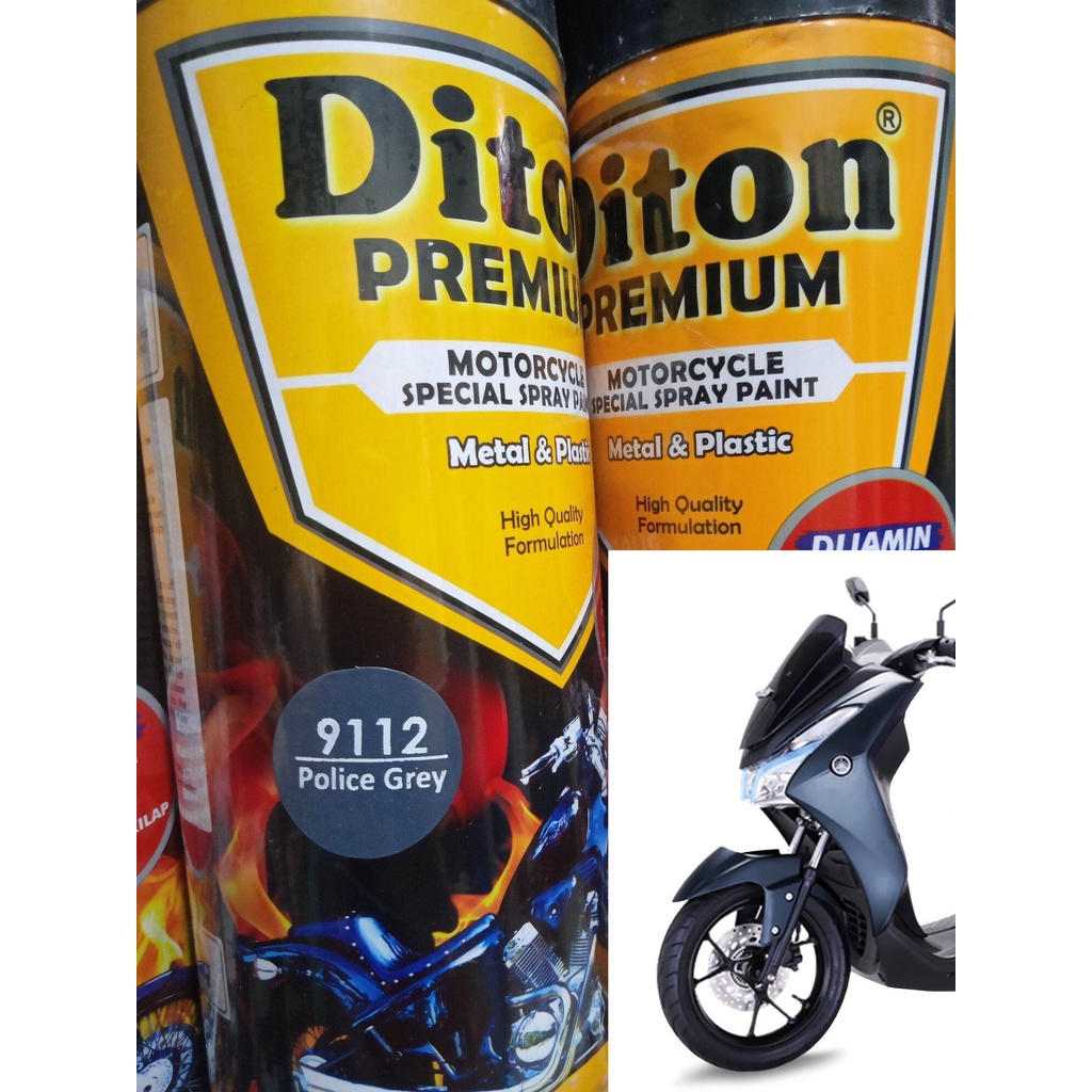 Pilok Pilox DITON Premium 9112 Police Grey / Abu - Abu (400cc/400ml)