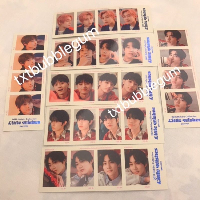 SALE 4 cuts little wishes Heeseung jungwon Sunghoon Jay Jake Sunoo Ni-ki