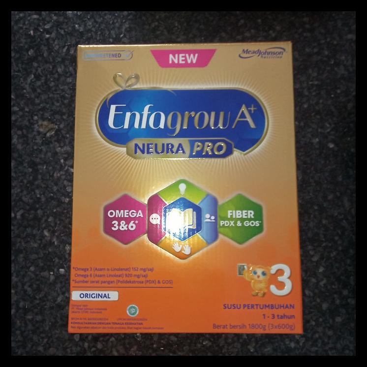 

TERMURAH Enfagrow 3 Original / plain 1800 gr