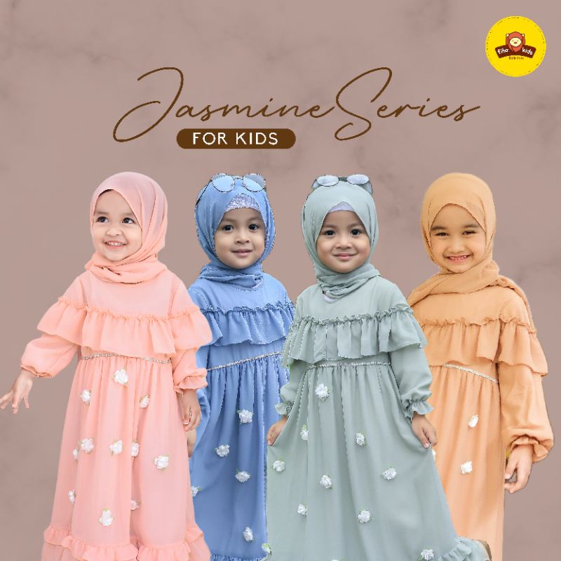 Jasmine Series for KIDS - FREE PASHMINA - Original by FIHA KIDS