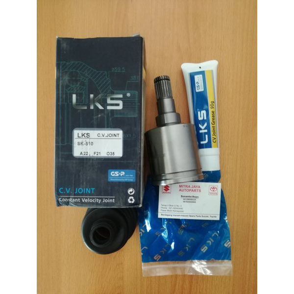 As roda CV joint bagian dalam Baleno 1997-2002 manual Terjangkau