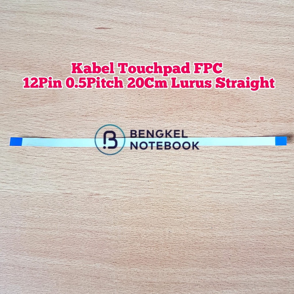 Kabel FPC Touchpad 12pin 0.5pitch 20cm  LURUS STRAIGHT