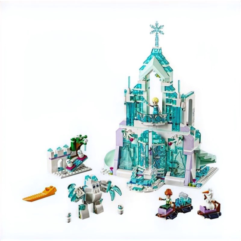 LEGO Disney Princess Elsa Magical Ice Palace 43172 Mainan Puzzle Anak