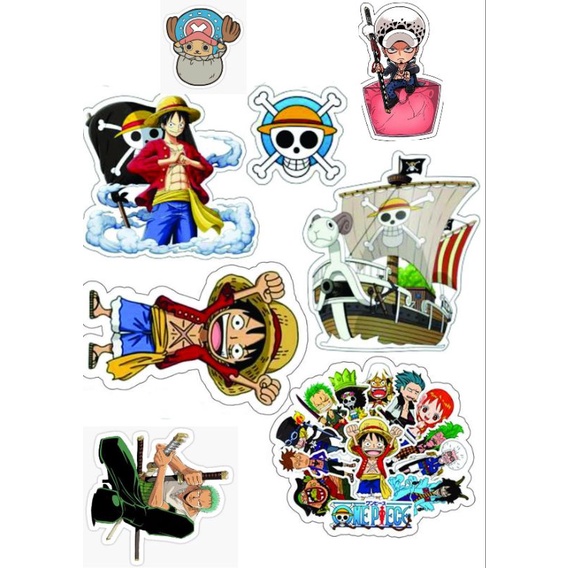 

One piece stiker chibi Luffy chibi stiker paling murah