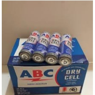 BATERAI ABC R6 TIPE AA  (BATERAI JAM DINDING DAN LAIN LAIN)/BATERAI ABC BIRU AA A2 JAM DINDING ORIGINAL