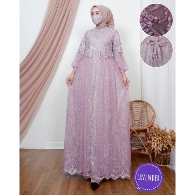 BJ - MAXI VANESSA / GAMIS VANESA / GAMIS PESTA / GAMIS BRUKAT