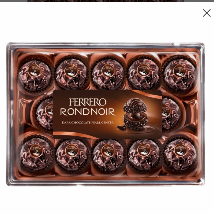 

FERRERO ROCHER DARK CHOCOLATE COKLAT HITAM JERMAN