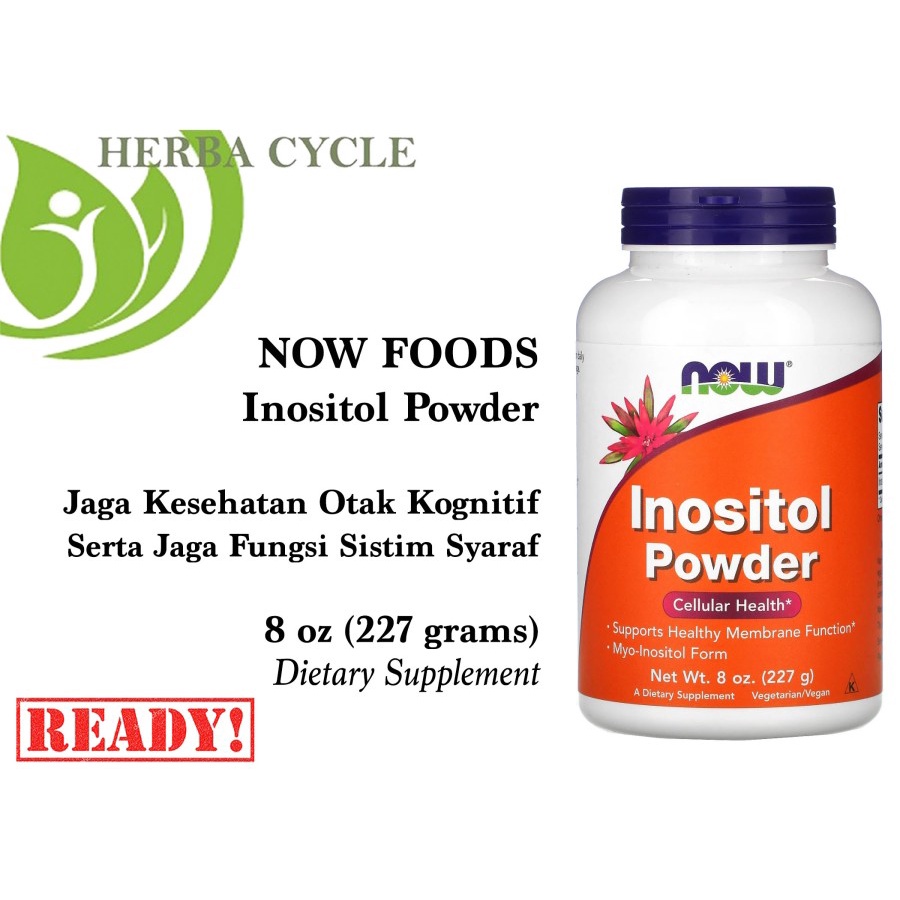 Now Food Inositol Powder 227 g Now Inositol Powder Bubuk Inositol