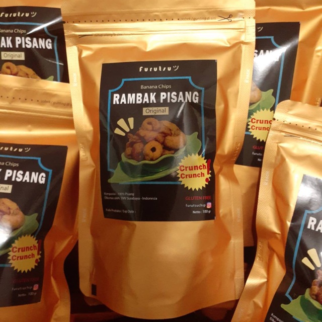 

Keripik rambak pisang ori