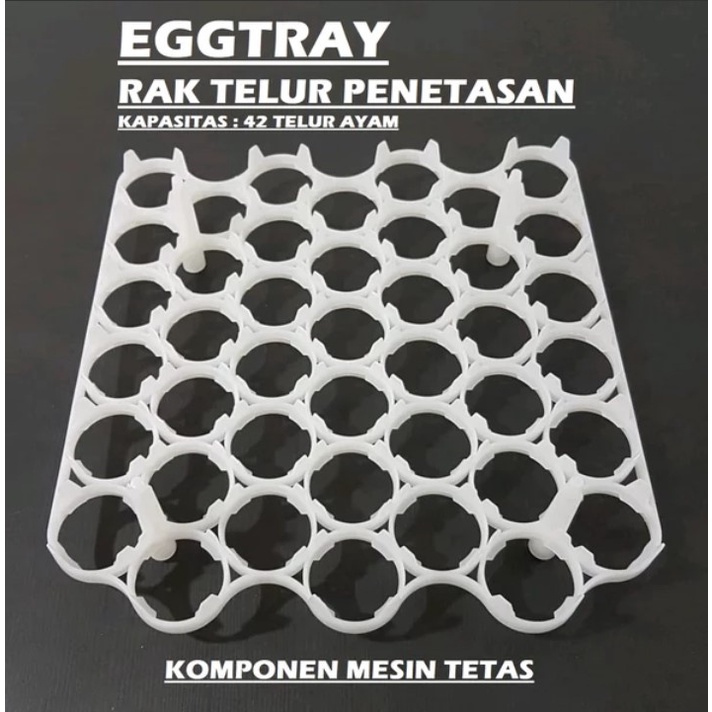 Rak Telur Mesin Tetas Eggtray kapasitas 42 Telur untuk Mesin Tetas