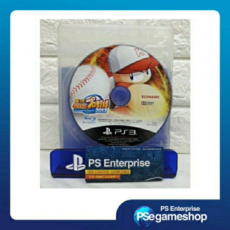 Ps3 Jikkyou Powerfull Pro Baseball 2013 ( Cd only + Box ) Tanpa cover