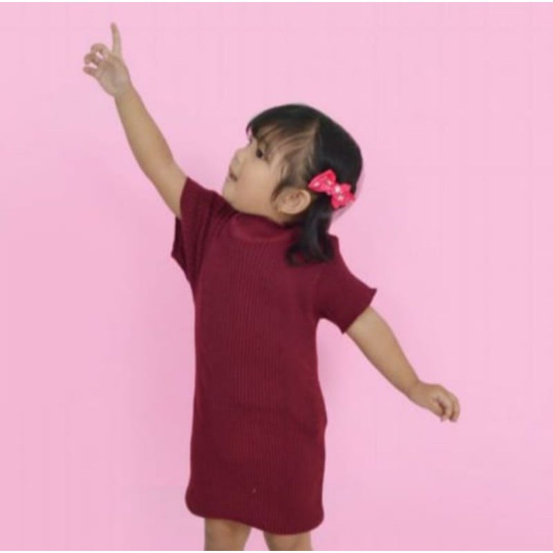 dress anak khaira rajut