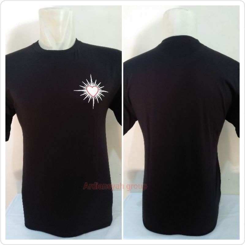 Kaos PSHT SIMPEL SABLON  HATI BERSINAR