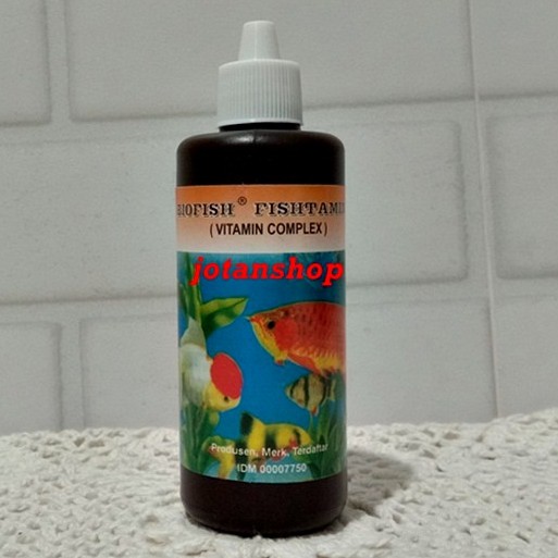 BIOFISH FISHTAMIN VITAMIN COMPLEX 100ML Obat Ikan Hias 100 ml