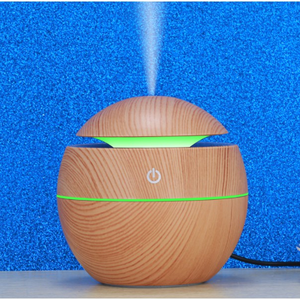 Taffware Aromatherapy Air Humidifier Desain Kayu - HUMI H41 - Yellow