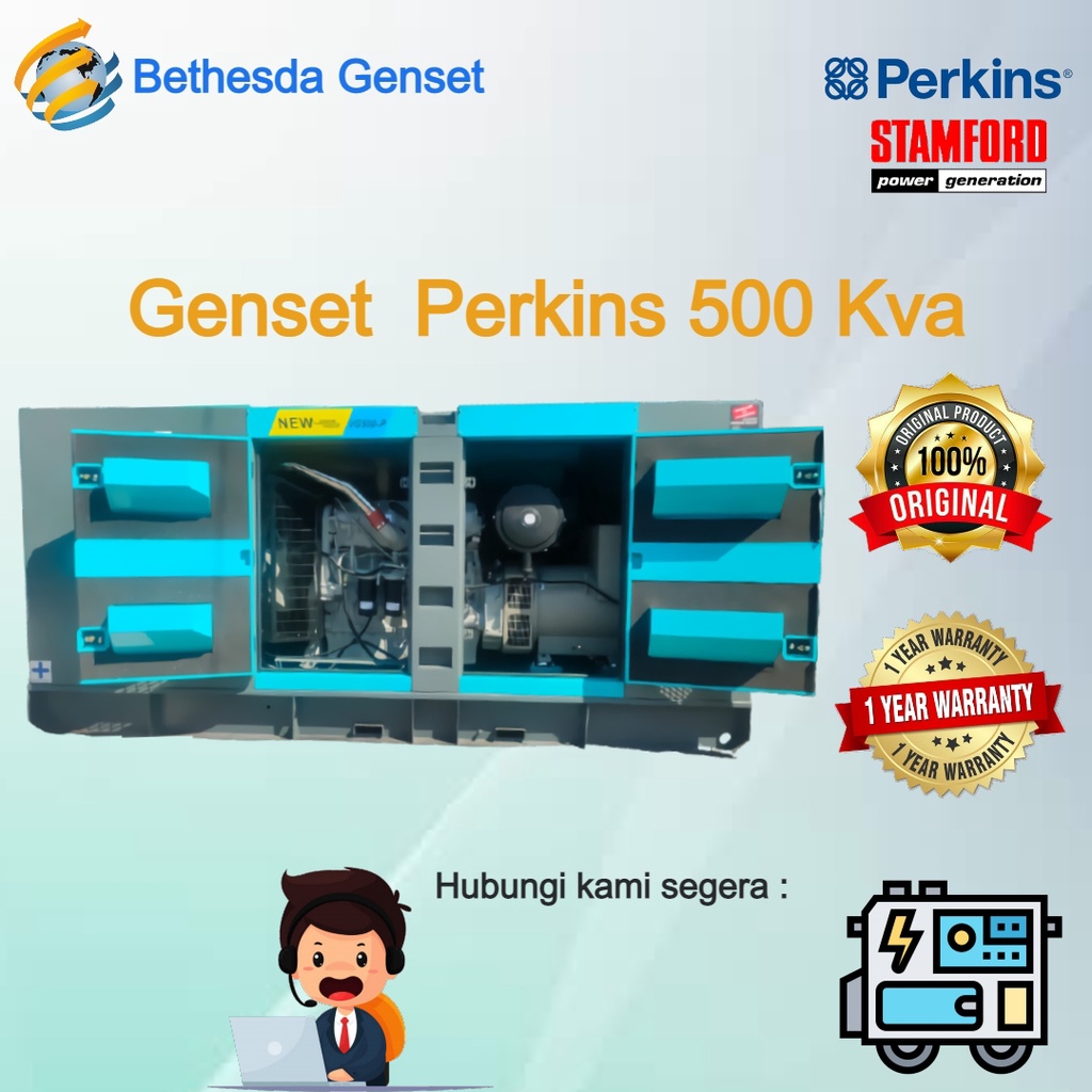 Jual Genset Perkins 500 Kva Silent | Shopee Indonesia