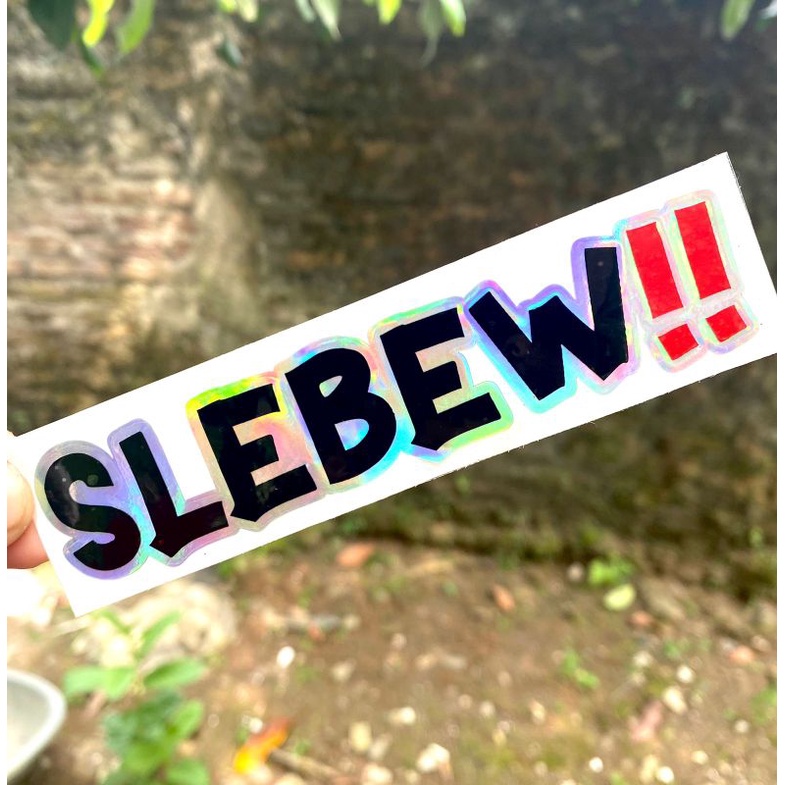 Stiker slebew cutting Sticker Viral motor hp accesories bahan tumpuk bukan print